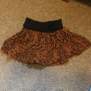 Animal Print Skirt